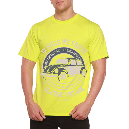 In Bugs We Men's Bamboo Viscose/Organic Cotton Short Sleeve Graphic T-Shirt