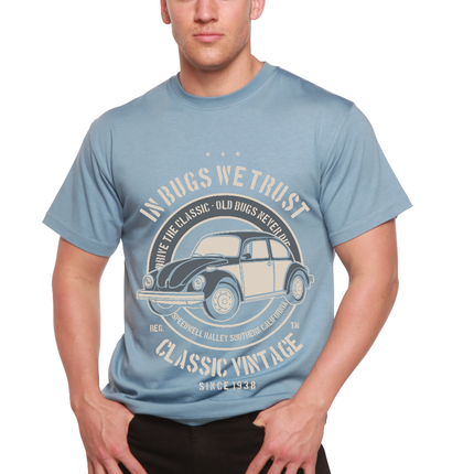 In Bugs We Men's Bamboo Viscose/Organic Cotton Short Sleeve Graphic T-Shirt