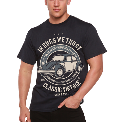 In Bugs We Men's Bamboo Viscose/Organic Cotton Short Sleeve Graphic T-Shirt