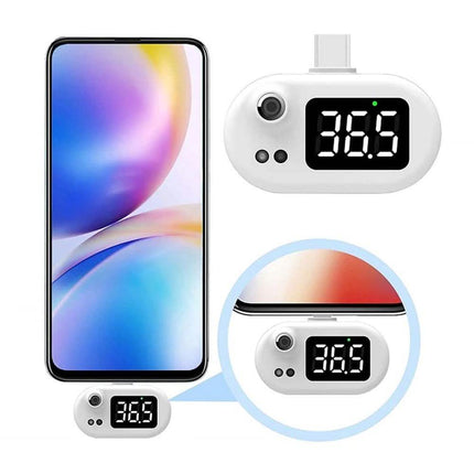 Infrared Thermometer for Apple Lightning or Android USB-C