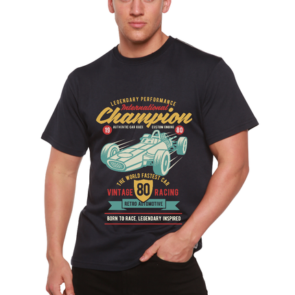 International Champion Men's Bamboo Viscose/Organic Cotton Short Sleeve Graphic T-Shirt