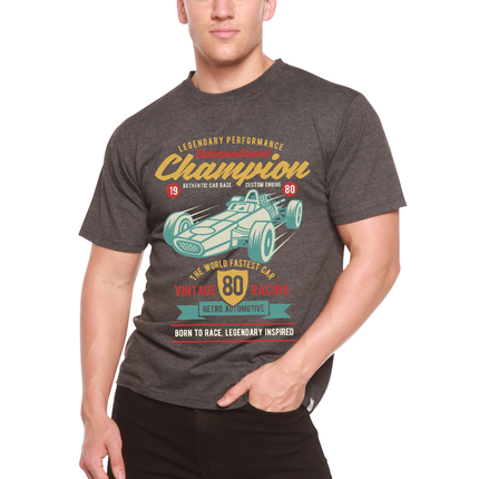 International Champion Men's Bamboo Viscose/Organic Cotton Short Sleeve Graphic T-Shirt