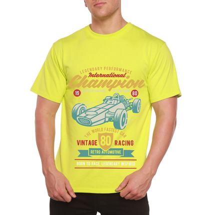 International Champion Men's Bamboo Viscose/Organic Cotton Short Sleeve Graphic T-Shirt