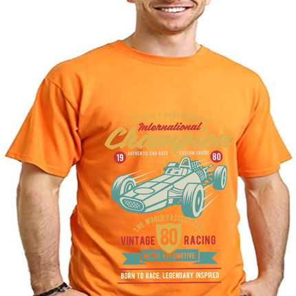 International Champion Men's Bamboo Viscose/Organic Cotton Short Sleeve Graphic T-Shirt