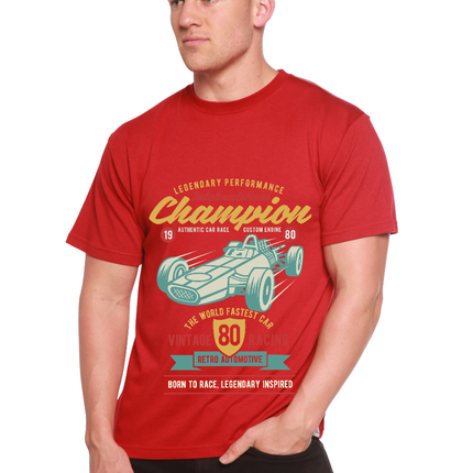 International Champion Men's Bamboo Viscose/Organic Cotton Short Sleeve Graphic T-Shirt