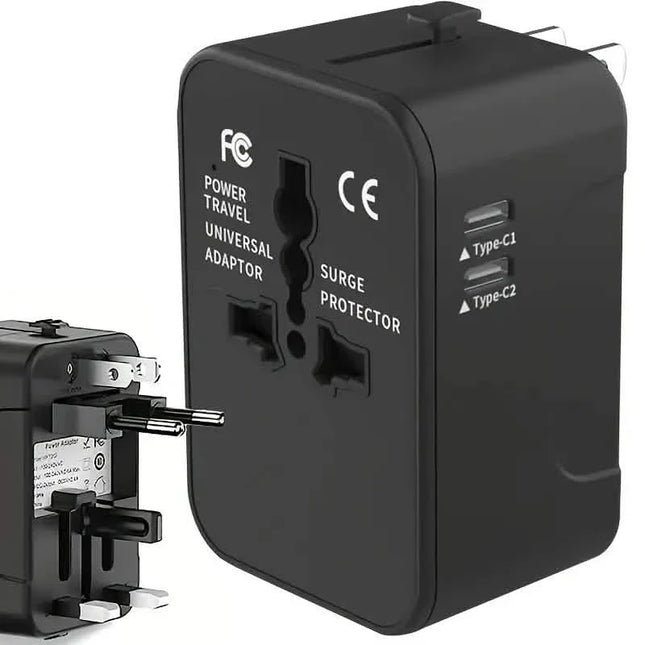 International Portable Worldwide All-in-One Plug Travel Adapter Converter for USA EU UK AUS