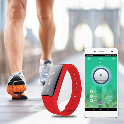 IP67 Fitness Tracker Watch with Heart Rate Monitor and Step Counter
