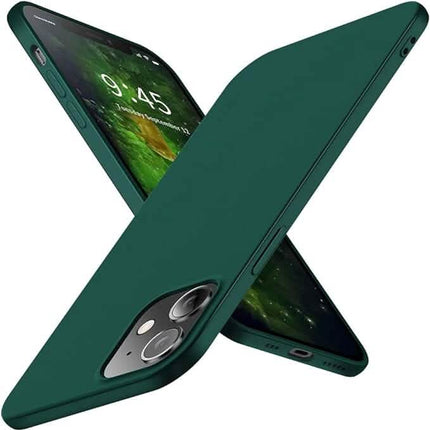 iPhone 12 Pro & iPhone 12 Case Ultra-Thin Soft Flexible TPU Matte Finish Coating - Green