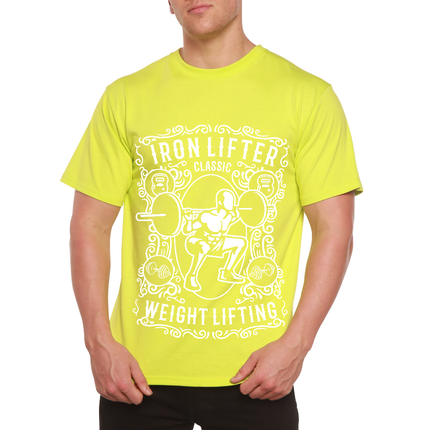 Iron Lifter Men's Bamboo Viscose/Organic Cotton Short Sleeve Graphic T-Shirt