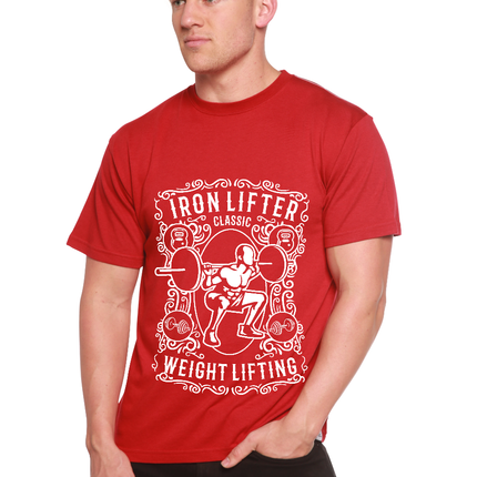 Iron Lifter Men's Bamboo Viscose/Organic Cotton Short Sleeve Graphic T-Shirt