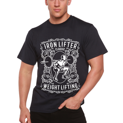 Iron Lifter Men's Bamboo Viscose/Organic Cotton Short Sleeve Graphic T-Shirt