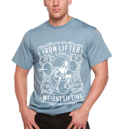 Iron Lifter Men's Bamboo Viscose/Organic Cotton Short Sleeve Graphic T-Shirt