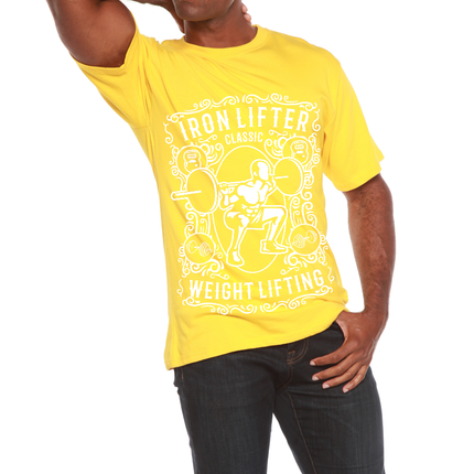 Iron Lifter Men's Bamboo Viscose/Organic Cotton Short Sleeve Graphic T-Shirt