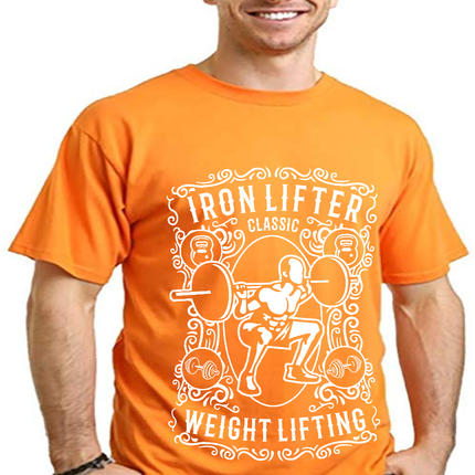 Iron Lifter Men's Bamboo Viscose/Organic Cotton Short Sleeve Graphic T-Shirt