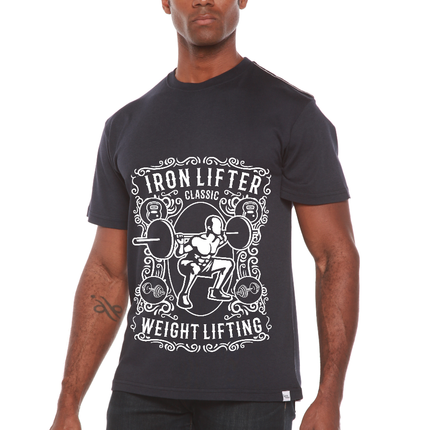 Iron Lifter Men's Bamboo Viscose/Organic Cotton Short Sleeve Graphic T-Shirt