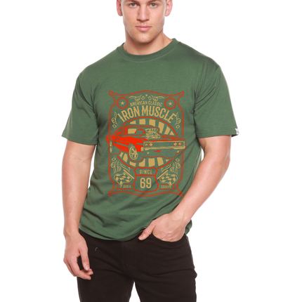 Iron Muscle Men's Bamboo Viscose/Organic Cotton Short Sleeve Graphic T-Shirt