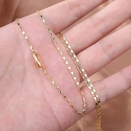 Italian 18K Gold Plated Punk Chain Necklace