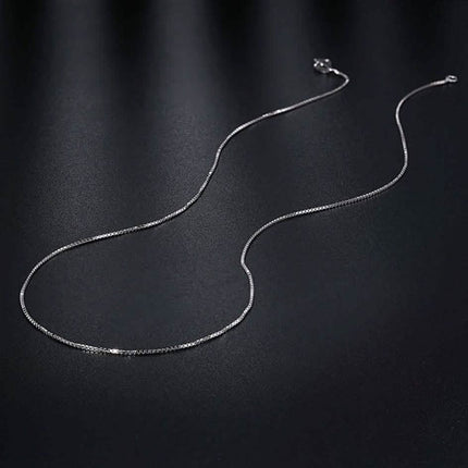 Italian Sterling Silver Box Chain