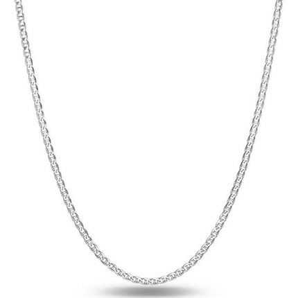 Italian Sterling Silver Mariner Link Chain