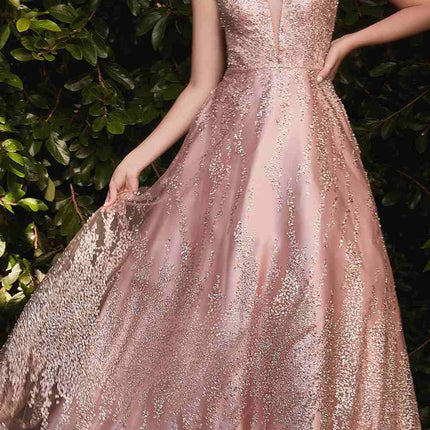 Cinderella Divine J819 Glitter A-Line Ball Gown