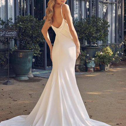 Nox Anabel JE954 Long Mermaid Gown Cowl Neckline and Back Sleeveless