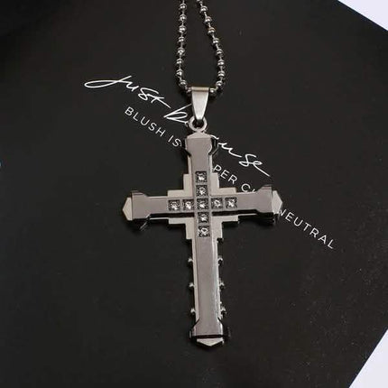 Jesus Cross Pendant Necklace Jewelry