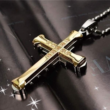 Jesus Cross Pendant Necklace Jewelry