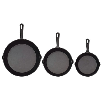 Jim Beam 3-Piece Cast Iron Skillets