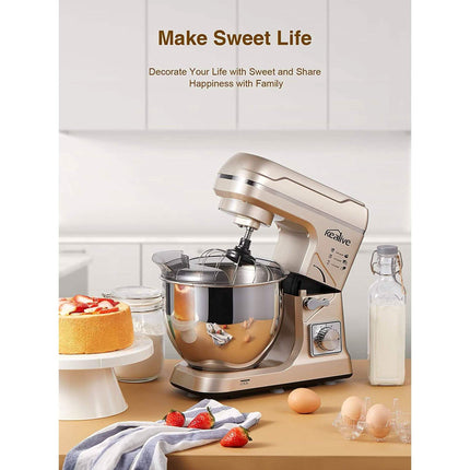 Kealive Stand Mixer - Electric Food Mixer Kitchen with 5.5QT