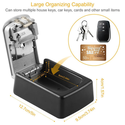 Keys Storage Lock Box with 4 Digits Combination