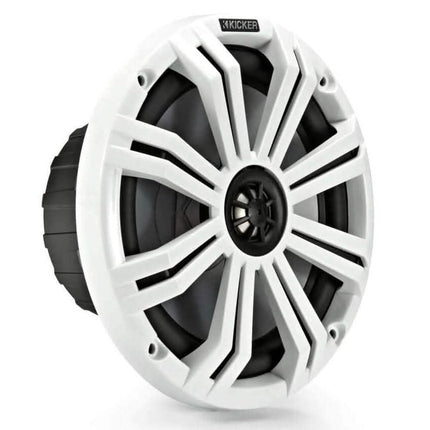 Kicker Pair 45KM84L 8" 600 Watt Marine Boat Waterproof Speakers (Refurbished)