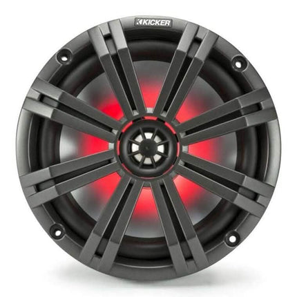 Kicker Pair 45KM84L 8" 600 Watt Marine Boat Waterproof Speakers (Refurbished)