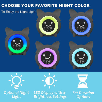 Kids Digital Alarm Clock with Night Light