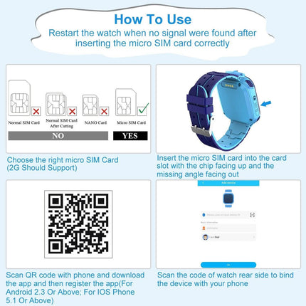 Kid's Smartwatch GPS Tracker