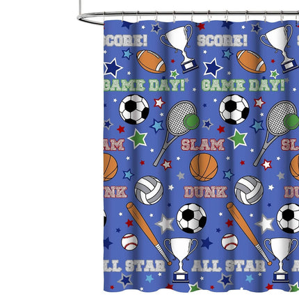 Kidz Mix Game Day Shower Curtain