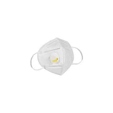 KN95 White Disposable Face Masks with Flow Exhalation Valve