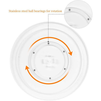 Kootek 11 Inch Rotating Cake Turntable with 2 Icing Spatula and 3 Icing Smoother