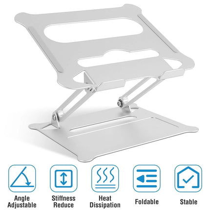 Laptop Stand Aluminum Angle Adjustable Computer Holder Riser Heat Vent