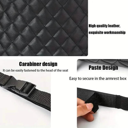 Large Capacity Car Seat Back Organizer with Storage Bag