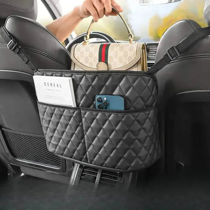 Large Capacity Car Seat Back Organizer with Storage Bag