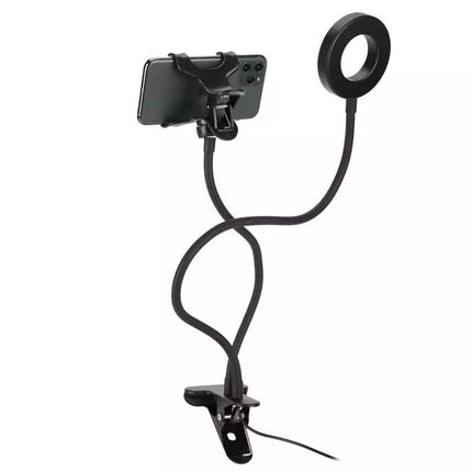 LAX Selfie Ring LED Light Stand with Desk Clip
