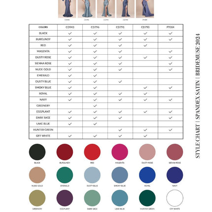 Ladivine PT004C Long Chic One Shoulder Stretch Satin Side Sash Gown