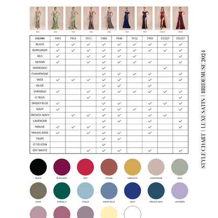 Ladivine 7451 Dress Strapless Satin Gown with Sash