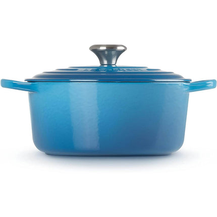 Le Creuset Enameled Cast Iron Signature Round Dutch Oven, 7.25 qt., Marseille