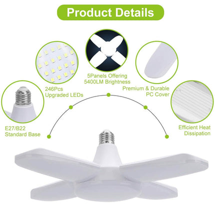 LED Garage Light E27/B22 60W