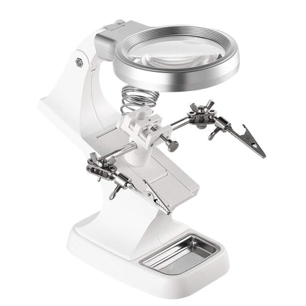 LED Lights Helping Hands Magnifying Glass