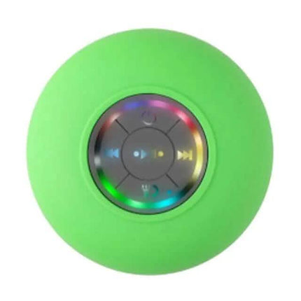 LED Portable Wireless Rechargeable Suction Bathroom Speaker