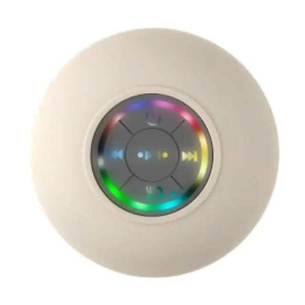 LED Portable Wireless Rechargeable Suction Bathroom Speaker