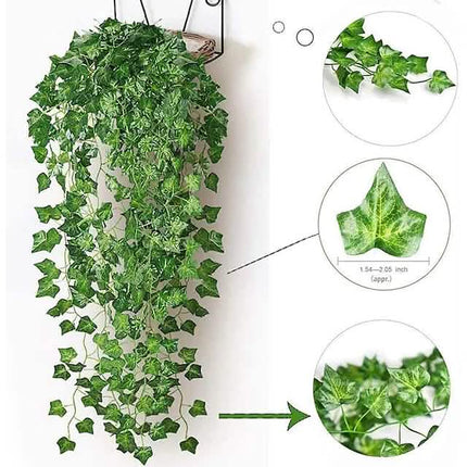 LED Solar Ivy Leaf String Light