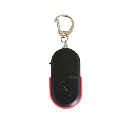 LED Whistle Key Finder Flashing Beeping Sound Control Alarm Anti-Lost Key Locator Finder Tracker With Key Ring